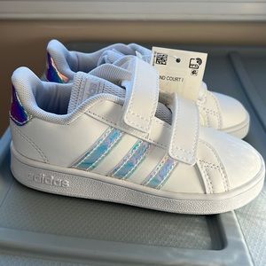 New in Box Adidas Grand Court I Toddler Girl Size 8